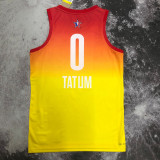 2023 ALL STAR TATUM #0 Yellow Top Quality Hot Pressing NBA Jersey (全明星)
