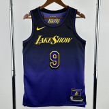 24-25 LAKERS JAMES JR. #9 Royal blue City Edition Top Quality Hot Pressing NBA Jersey