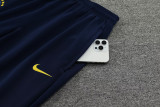 24-25 Brazil Fancy blue Jacket Tracksuit