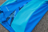 2024 AD Fancy Blue Half Pull Tracksuit #06(半拉链)