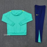 24-25 Brazil Light green Hoodie Tracksuit (卫衣套装)