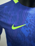 25-26 Brazil W Away Player Version Soccer Jersey #带星
