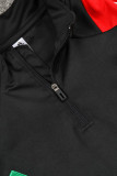 24-25 ARS Black Kids Half Pull Tracksuit (童装)(半拉链)