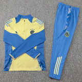 24-25 Ajax Yellow Half Pull Tracksuit (半拉链)