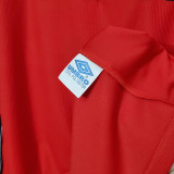 1998 Man Utd Home Long Sleeve Retro Soccer Jersey (长袖)