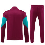 24-25 PSG Dark red Jacket Tracksuit