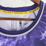 22-23 LAKERS JAMES #6 Purple Top Quality Hot Pressing NBA Jersey (荣耀版)