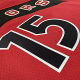 22-23 Raptors CARTER #15 Red Top Quality Hot Pressing NBA Jersey