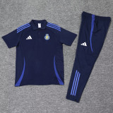 25-26 AL-Nassr Royal blue Polo Tracksuit