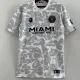 23-24 Inter Miami Grey White Joint Edition Fans Soccer Jersey (左袖带图案) 猿