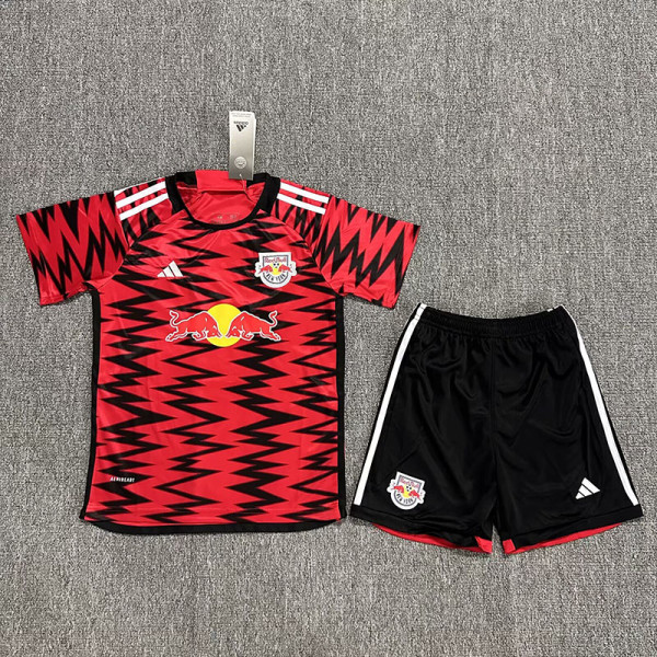 24-25 New York Red Bulls Home Kids Soccer Jersey