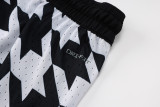 C2446 Jordan Black White Casual Short Pants