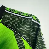 1998-1999 Man Utd Green Goalkeeper Long Sleeve Retro Soccer Jersey (长袖)