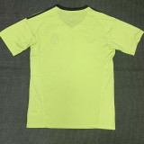 24-25 RMA Yellow Goalkeeper Fans Soccer Jersey