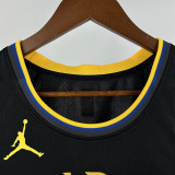 24-25 WARRIORS CURRY #30 Black Top Quality Hot Pressing NBA Jersey (Trapeze Edition) 飞人版