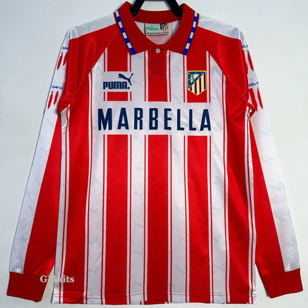 1994-1995 ATM Home Long Sleeve Retro Soccer Jersey (长袖)