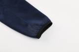 24-25 PSG Royal blue Hoodie Jacket Tracksuit #01