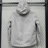 2024 Yonex Cotton Thickened warm Grey Outdoor Jackets #A804加棉冲锋衣