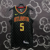 HAWKS MURRAY #5 Black Top Quality Hot Pressing NBA Jersey