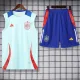 24-25 Spain Light blue Tank top and shorts suit
