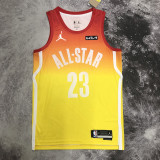 2023 ALL STAR MARKKANEN #23 Yellow Top Quality Hot Pressing NBA Jersey (全明星)