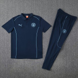 25-26 Man City Royal blue Polo Tracksuit