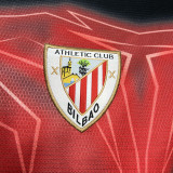 24-25 Bilbao Black Red Training Shirts