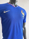24-25 France Home Player Version Soccer Jersey