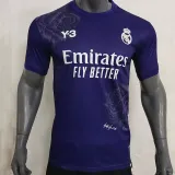 23-24 RMA Y-3 Purple Fans Soccer Jersey (胶标)