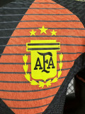 24-25 Argentina Black Grey GoalKeeper Player Version Soccer Jersey