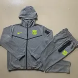 24-25 BAR Grey Hoodie Jacket Tracksuit #F577(绿标)