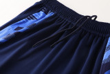 2024 AD Royal blue Half Pull Tracksuit #AB07 (半拉链)