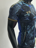 25-26 Japan Black Blue Special Edition Player Version Soccer Jersey Y-3