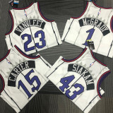 Raptors McGRADY #1 White Retro Top Quality Hot Pressing NBA Jersey