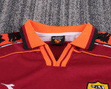 1998-1999 Roma Home Kids Retro Soccer Jersey
