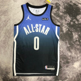 2023 ALL STAR HALIBURTON #0 Blue Top Quality Hot Pressing NBA Jersey (全明星)