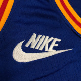 Warriors CURRY #30 'Mexico' Blue 75th Anniversary Retro Top Quality Hot Pressing NBA Jersey