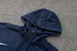 24-25 France Royal blue Hoodie Jacket Tracksuit #F590