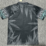 24-25 Brazil Black Special Edition Fans Soccer Jersey 绿花边