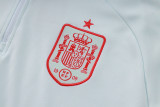 24-25 Spain Light blue Half Pull Tracksuit (半拉链)