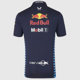 2024 F1 Red Bull Royal Blue Polo Racing Suit(有领)