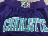 HORNETS Blue City Edition Top Quality NBA Pocket Pants #黄蜂队
