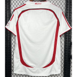2006-2007 ACM Away White Retro Soccer Jersey(带决赛字)