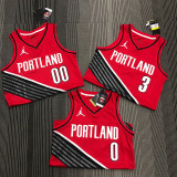 Trail Blazers ANTHONY #00 Trapeze Edition Top Quality Hot Pressing NBA Jersey