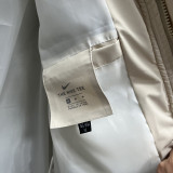 24-25 MF3 NK White Hooded Cotton Coat #棉衣