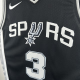 22-23 SA Spurs PAUL #3 Black Top Quality Hot Pressing NBA Jersey