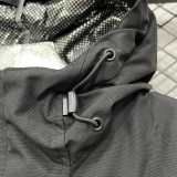 24-25 PSG Jordan Cotton Thickened warm Black Outdoor Jackets #P2加棉冲锋衣