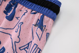 C2444 Jordan Pink Blue Casual Short Pants