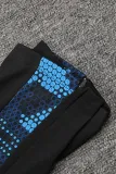 24-25 Napoli Blue Black Kids Half Pull Tracksuit (童装)(半拉链)