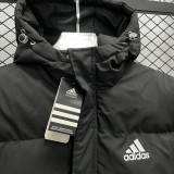 24-25 MF4 AD Black Hooded Cotton Coat #棉衣